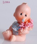 Emzikli Çiçekli Bebek - 11247