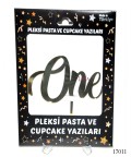 Pleksi Pasta ve Cupcake Yazıları One 