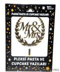 Pleksi Pasta ve Cupcake Yazıları Mr  - 17012