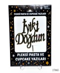Pleksi Pasta ve Cupcake Yazıları İyiki Doğdun  - 17065